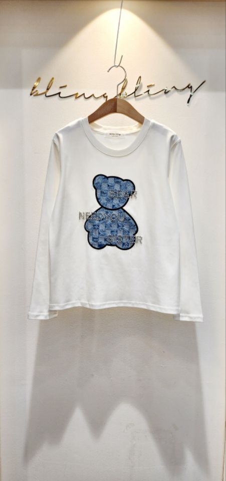 BLING BLING-S韓國直郵㊣女士新品休閑時尚真品人氣長袖T恤BLING BLING-S長袖T恤圖色2