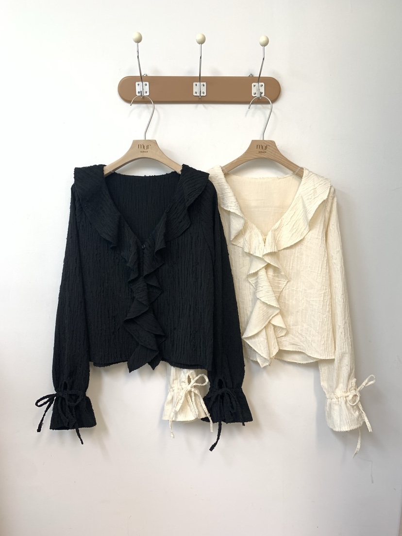 MURMUR韓國直郵㊣女裝新款職業休閑25秋冬真品人氣襯衫蕾絲衫MURMUR襯衫/蕾絲衫