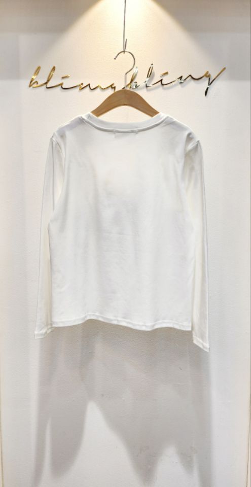 BLING BLING-S東大門㊣代購女裝新品25秋冬熱賣真品長袖T恤BLING BLING-S長袖T恤