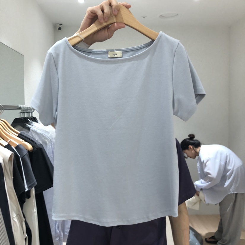EPIC-S東大門㊣直郵女裝新品熱賣人氣25秋冬職業時尚休閑T恤EPIC-ST恤圖色1