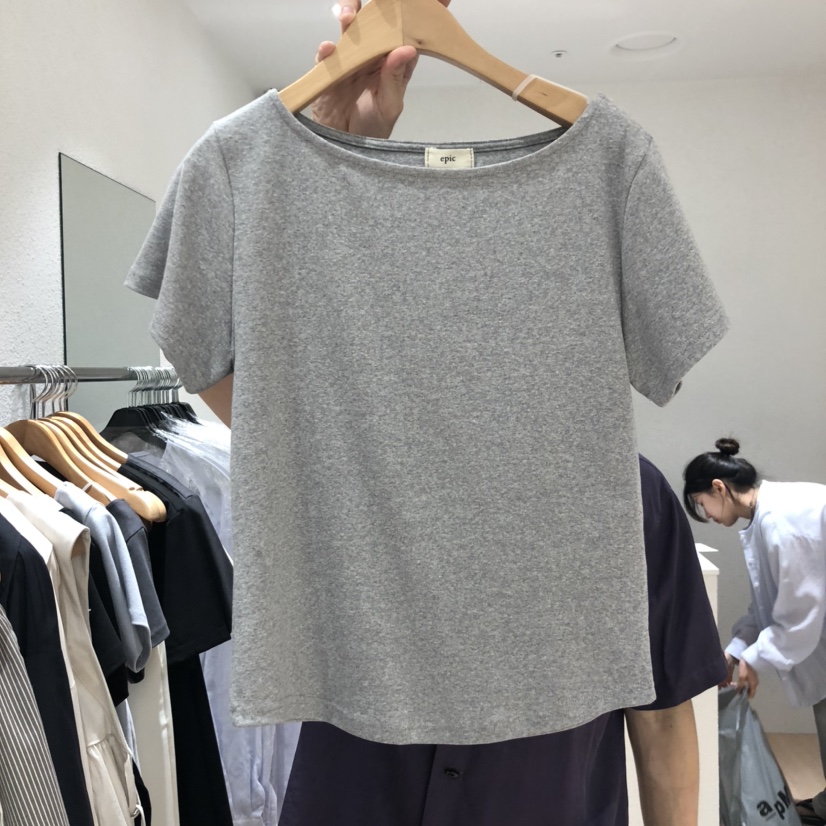 EPIC-S東大門㊣直郵女裝新品熱賣人氣25秋冬職業時尚休閑T恤EPIC-ST恤圖色2