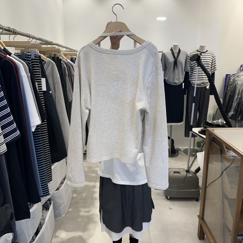 TAN&amp;COMO東大門㊣代購女士新品人氣休閑時尚針織衫假兩件tan-COMO針織衫