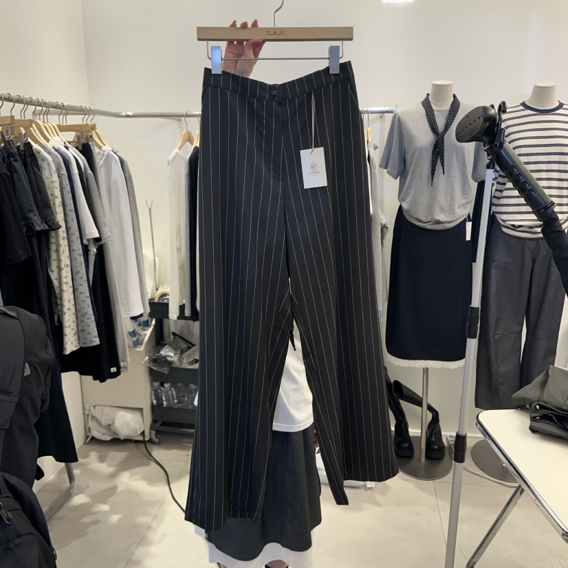 TAN&amp;COMO東大門㊣直郵女裝新品人氣時尚25秋冬職業休閑褲tan-COMO休閑褲圖色2墨色