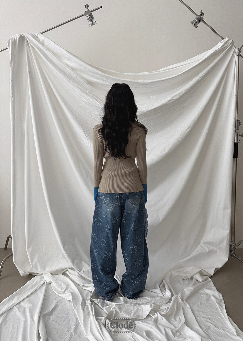 CLODE韓國直郵㊣女裝新款真品熱賣25秋冬休閑時尚職業針織衫CLODE針織衫