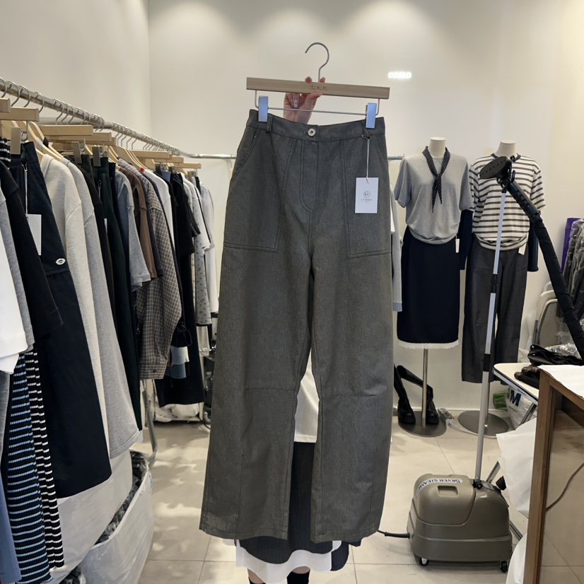 TAN&amp;COMO韓國代購㊣女士新品推薦人氣25秋冬時尚休閑褲tan-COMO休閑褲圖色1