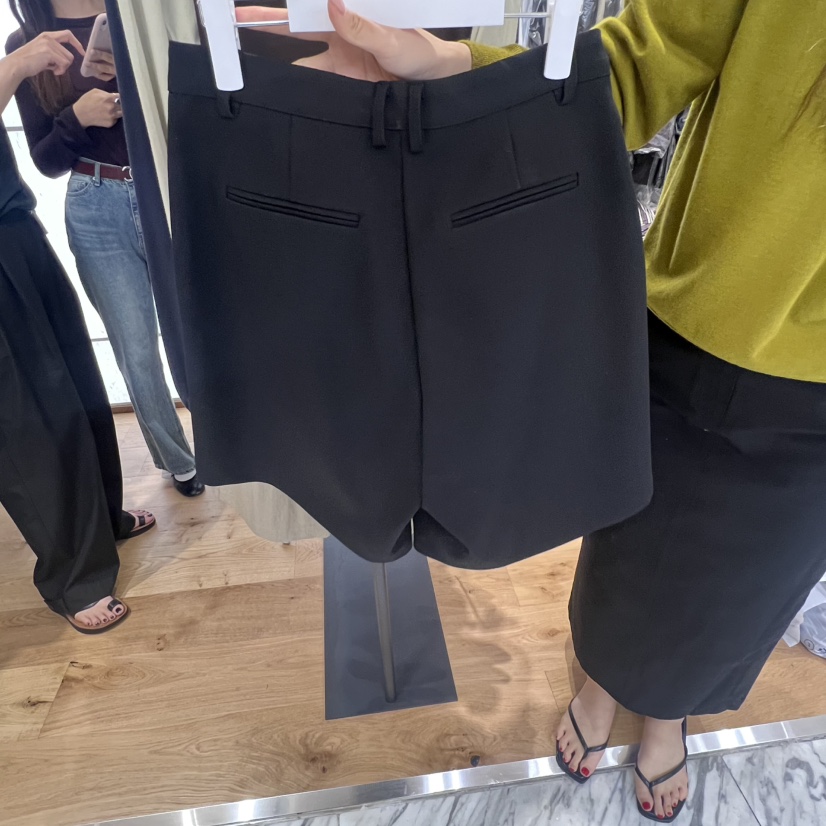 FLAT韓國代購㊣女士新款人氣職業推薦時尚真品休閑25秋冬短褲FLAT短褲