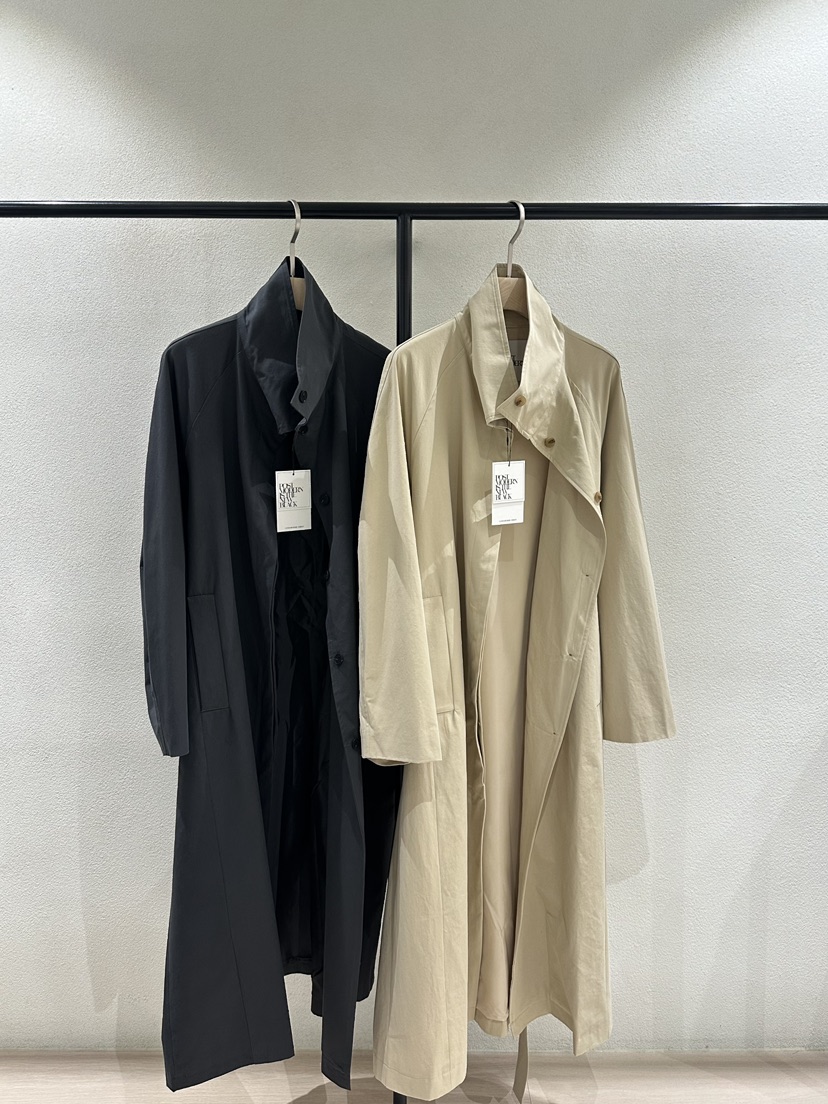 POSTMODERN東大門㊣直郵女裝新品人氣真品推薦長款風衣喇叭POSTMODERN長款風衣