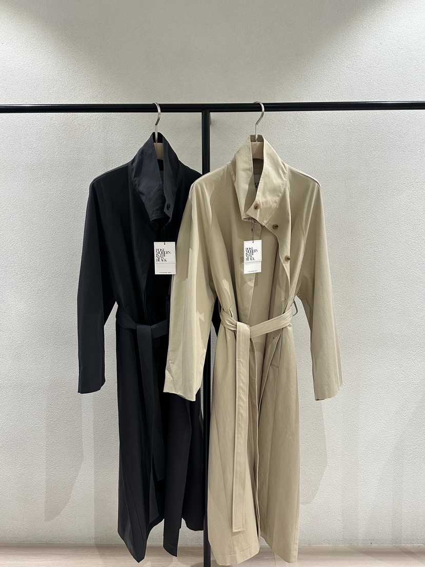 POSTMODERN東大門㊣直郵女裝新品人氣真品推薦長款風衣喇叭POSTMODERN長款風衣