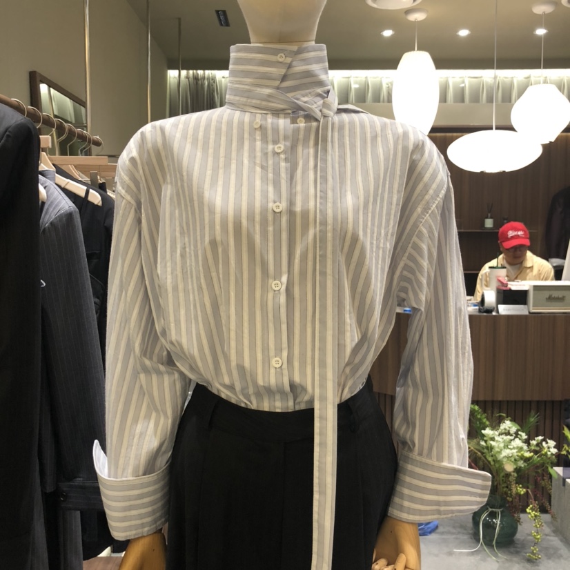 BABYTOUCH韓國直郵㊣女裝新款25秋冬熱賣推薦襯衫蕾絲衫含脖帶BABYTOUCH襯衫/蕾絲衫