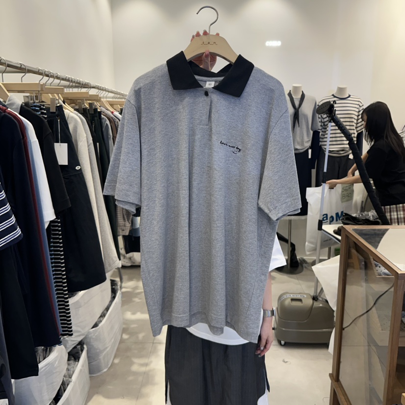 TAN&COMO韓國代購㊣女士新品推薦人氣25秋冬真品職業T恤tan-COMOT恤圖色2