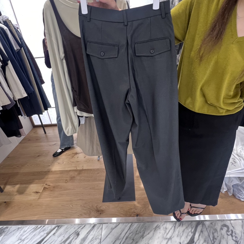 FLAT韓國代購㊣女士新品25秋冬熱賣時尚推薦職業休閑休閑褲FLAT休閑褲