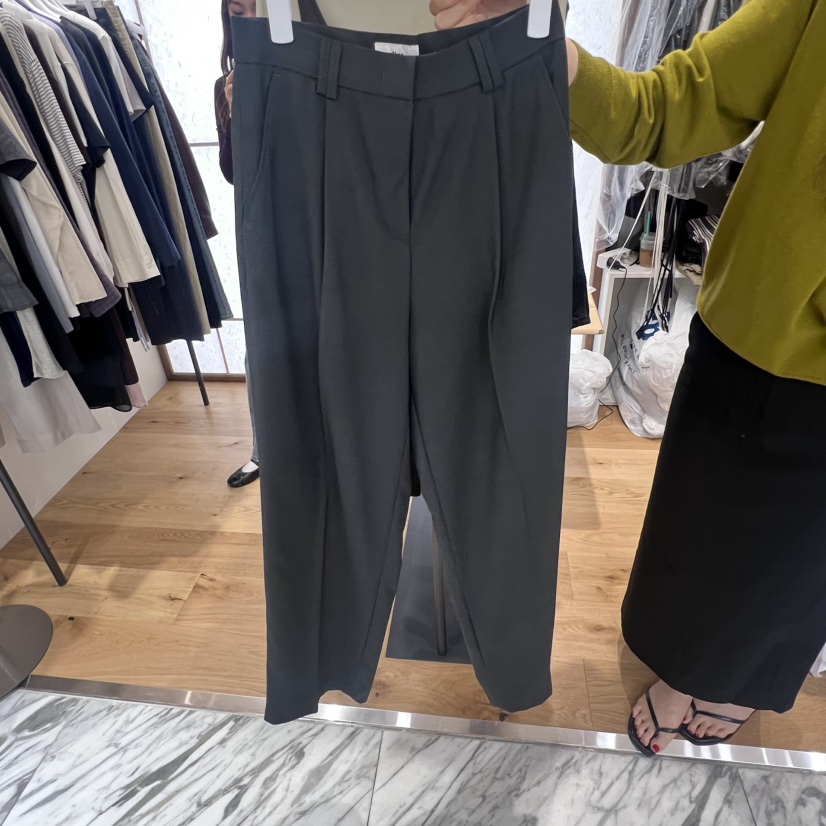 FLAT韓國代購㊣女士新品25秋冬熱賣時尚推薦職業休閑休閑褲FLAT休閑褲圖色1