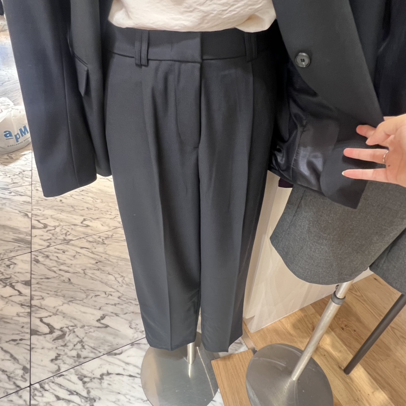 FLAT韓國代購㊣女士新品25秋冬熱賣時尚推薦職業休閑休閑褲FLAT休閑褲圖色2