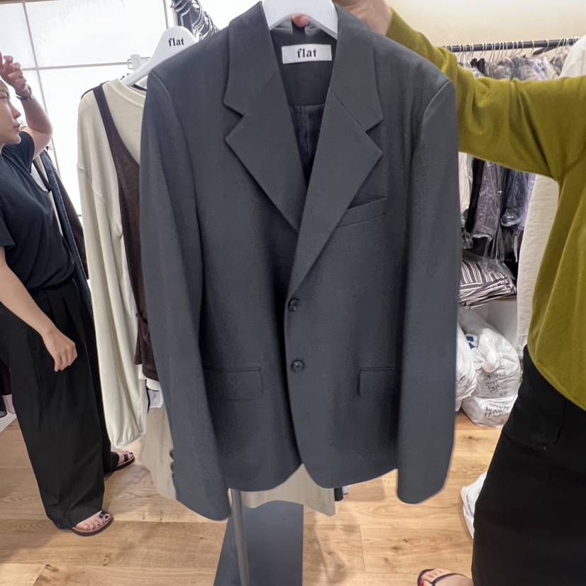 FLAT東大門㊣實拍女士新品真品職業25秋冬時尚推薦休閑夾克FLAT夾克圖色1