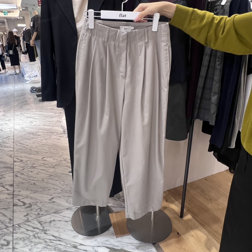 FLAT東大門㊣直郵女士新款人氣時尚推薦休閑職業熱賣休閑褲FLAT休閑褲圖色1