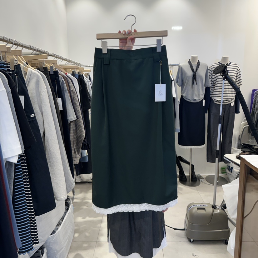 TAN&COMO東大門㊣代購女裝新品25秋冬時尚職業人氣長裙tan-COMO長裙