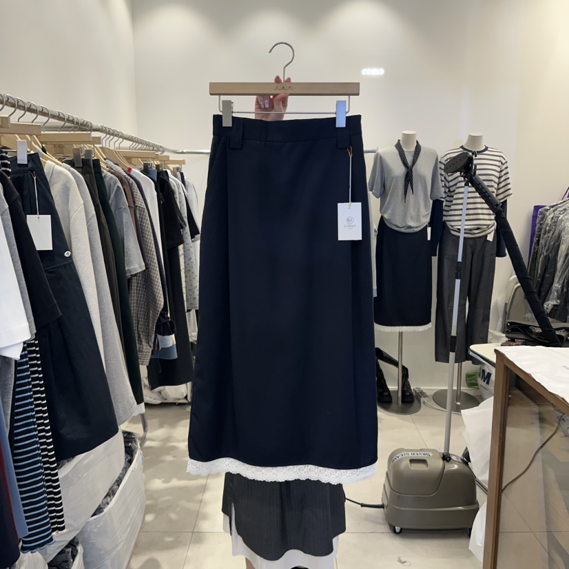 TAN&COMO東大門㊣代購女裝新品25秋冬時尚職業人氣長裙tan-COMO長裙圖色2