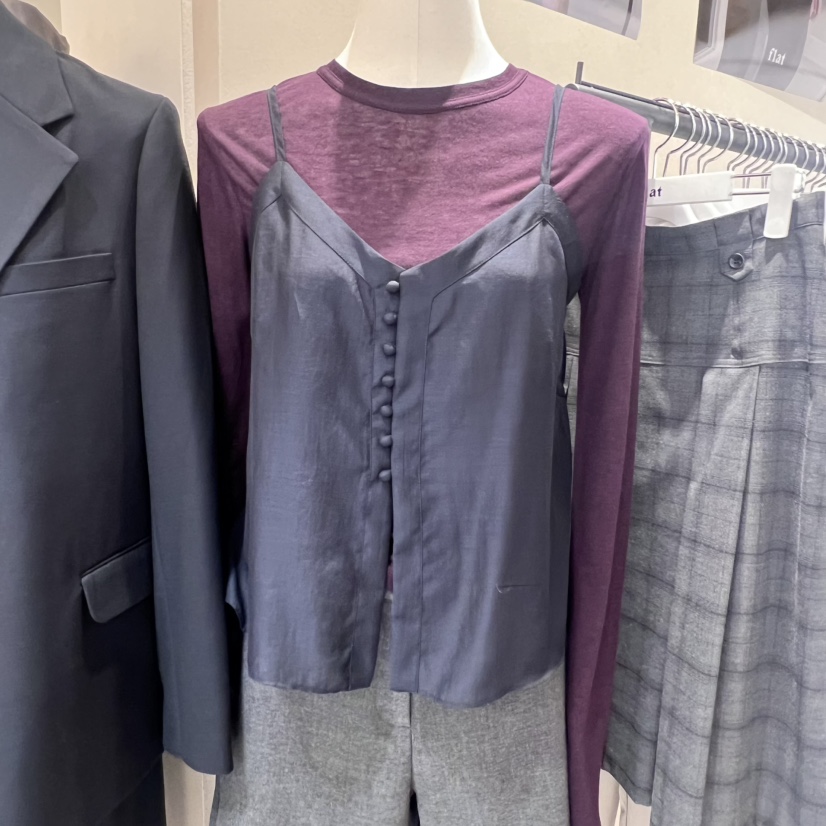 FLAT東大門㊣代購女裝新款時尚人氣25秋冬休閑熱賣吊帶背心FLAT吊帶/背心圖色3