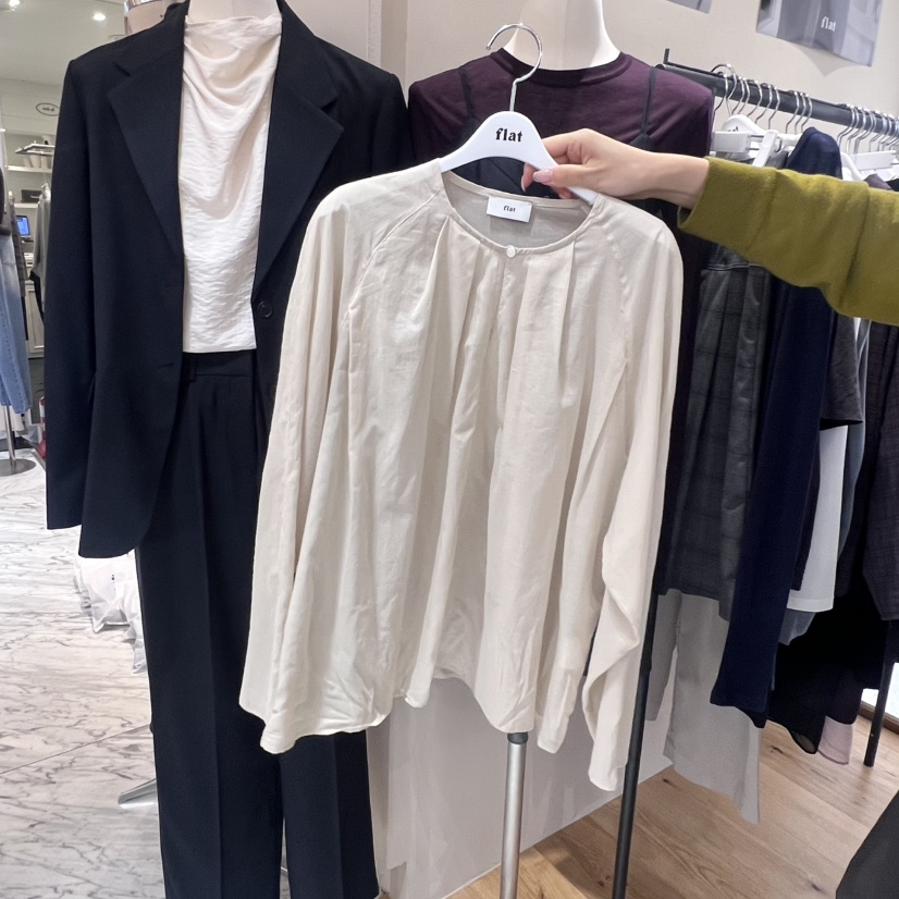 FLAT東大門㊣實拍女裝新品25秋冬職業人氣真品熱賣襯衫蕾絲衫FLAT襯衫/蕾絲衫圖色2