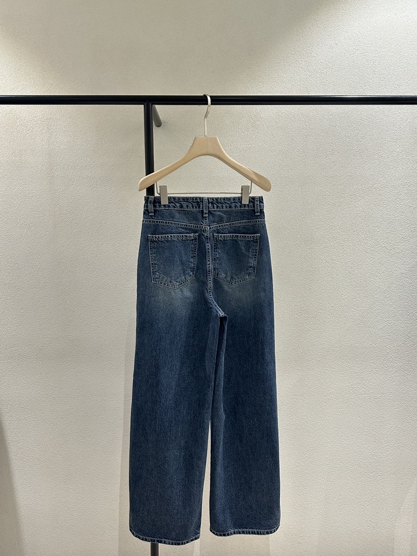 POSTMODERN東大門㊣代購女裝新品25秋冬人氣職業熱賣牛仔褲POSTMODERN牛仔褲