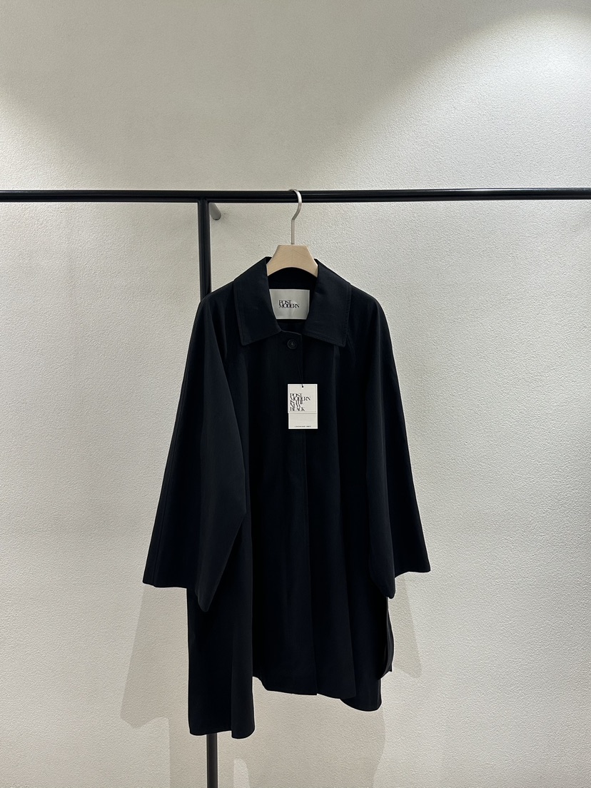 POSTMODERN東大門㊣直郵女士新款25秋冬真品長款風衣含腰帶POSTMODERN長款風衣圖色2