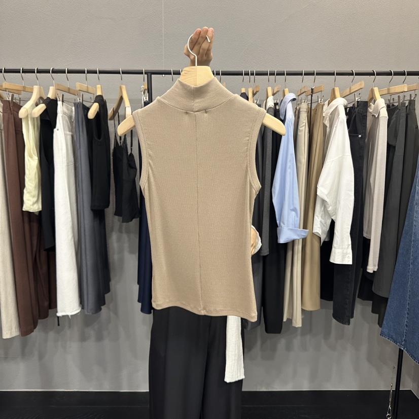 FLAMME TOIT東大門㊣實拍女裝新品休閑熱賣真品時尚吊帶背心FLAMME TOIT吊帶/背心