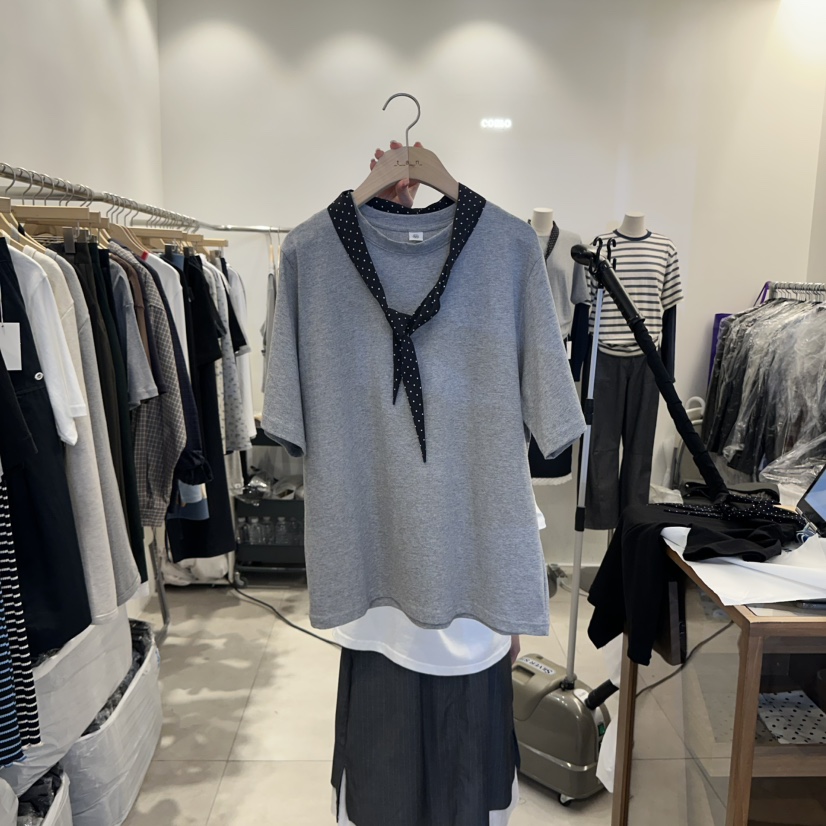 TAN&amp;COMO東大門㊣實拍女裝新款真品時尚人氣熱賣職業T恤tan-COMOT恤圖色2