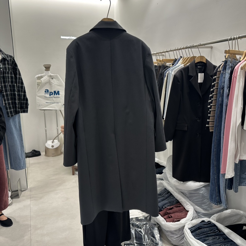 ANN MARGRET東大門㊣實拍女士新品推薦長款風衣GRETA.Y長款風衣