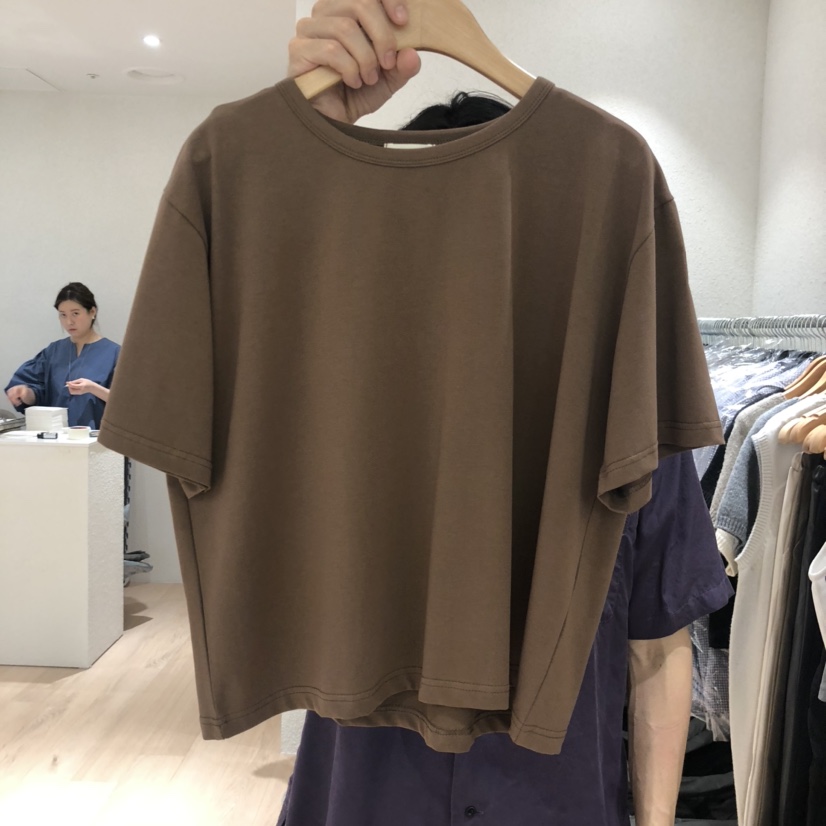 EPIC-S韓國代購㊣女士新品時尚休閑人氣熱賣推薦真品25秋冬T恤EPIC-ST恤圖色1