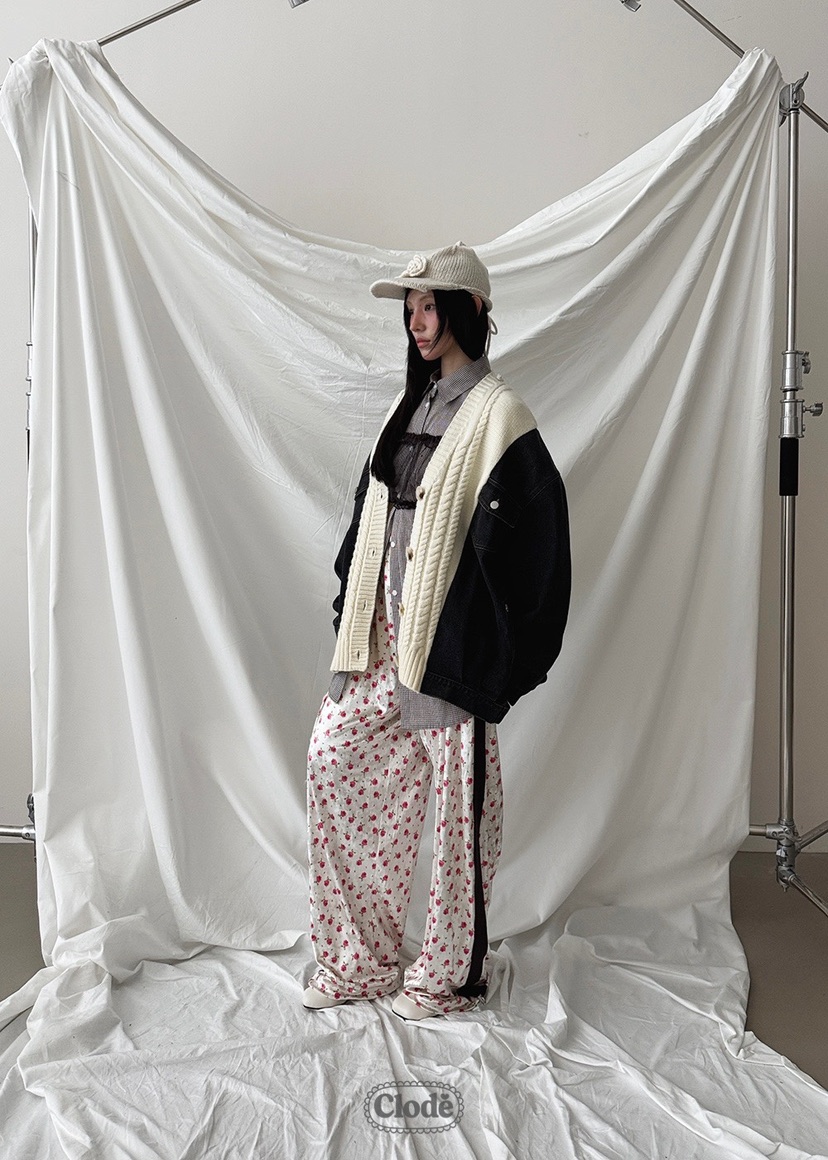 CLODE韓國直郵㊣女士新款熱賣人氣休閑推薦真品25秋冬休閑褲絲絨CLODE休閑褲