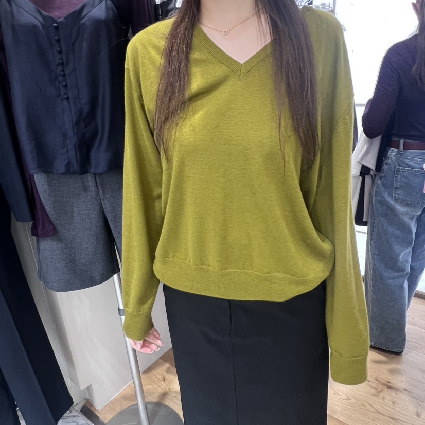 FLAT東大門㊣實拍女士新品25秋冬時尚休閑人氣推薦真品針織衫FLAT針織衫圖色4