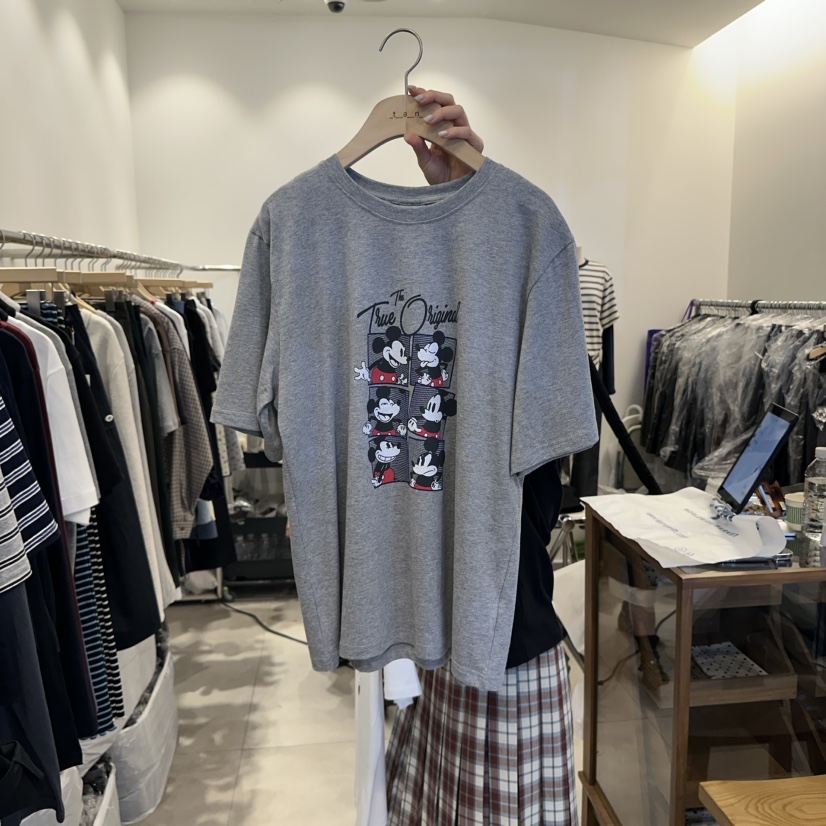 TAN&COMO韓國代購㊣女裝新款25秋冬職業人氣熱賣休閑T恤tan-COMOT恤圖色2