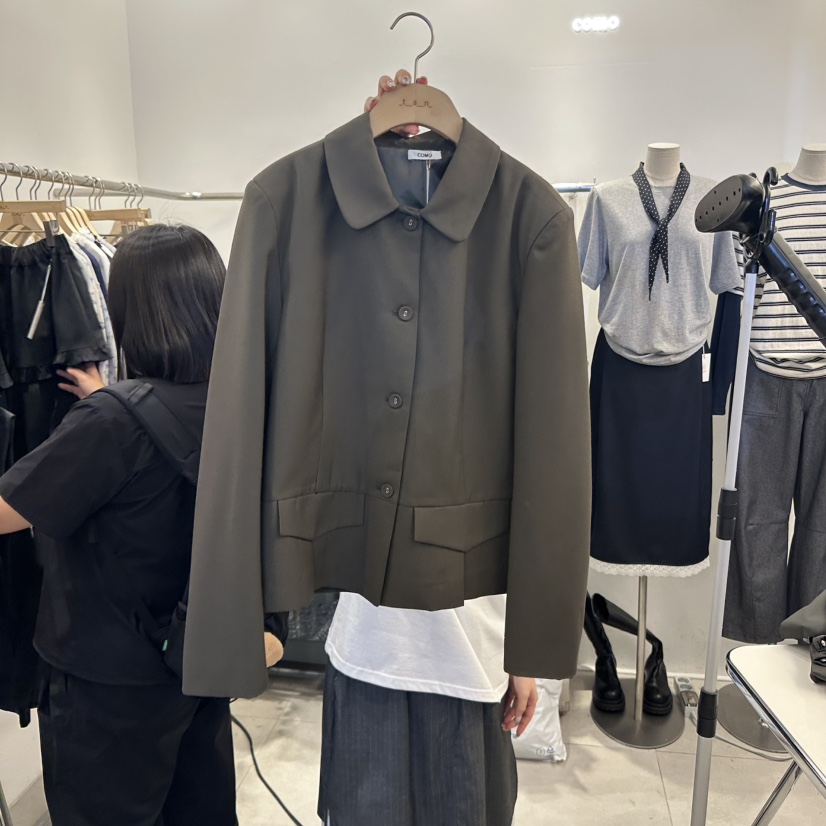TAN&COMO東大門㊣代購女士新款25秋冬時尚真品人氣夾克tan-COMO夾克圖色2