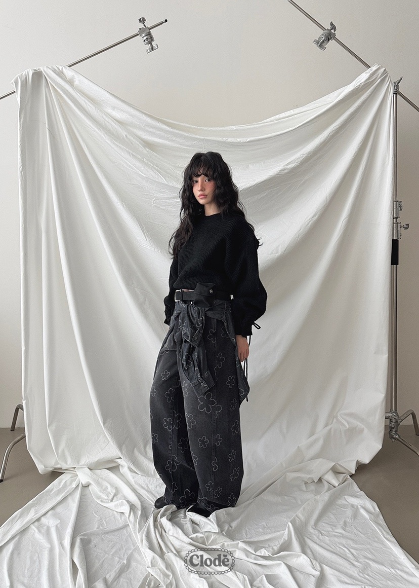 CLODE韓國代購㊣女士新品時尚熱賣人氣25秋冬職業真品針織衫CLODE針織衫
