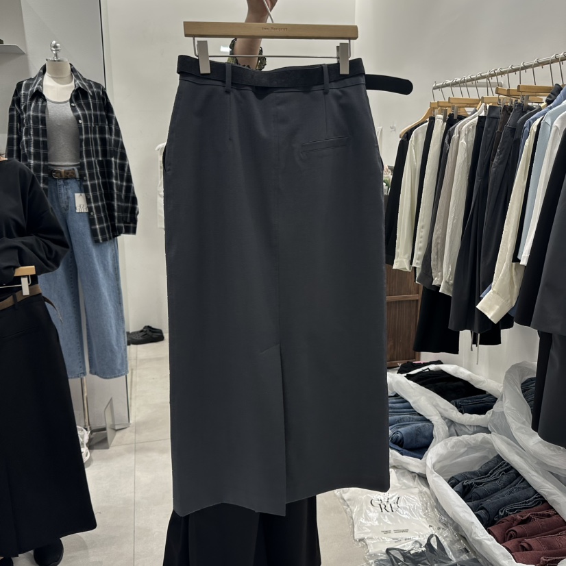 ANN MARGRET韓國直郵㊣女裝新品時尚長裙不含腰帶GRETA.Y長裙