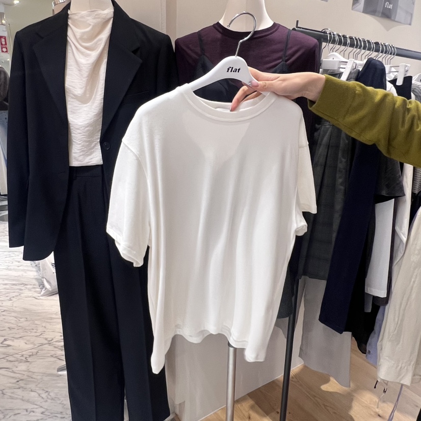 FLAT韓國代購㊣女裝新品職業時尚休閑熱賣25秋冬人氣真品T恤FLATT恤圖色2