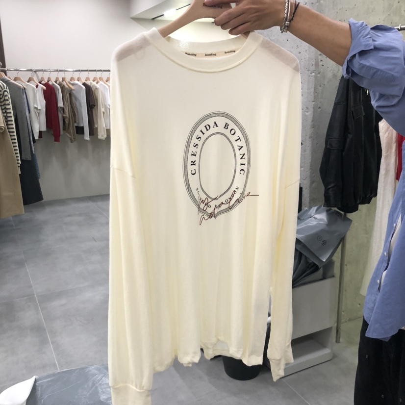 URBANSTORY/REMAKING東大門㊣代購女裝新品職業時尚長袖T恤Remaking/URBANSTORY長袖T恤