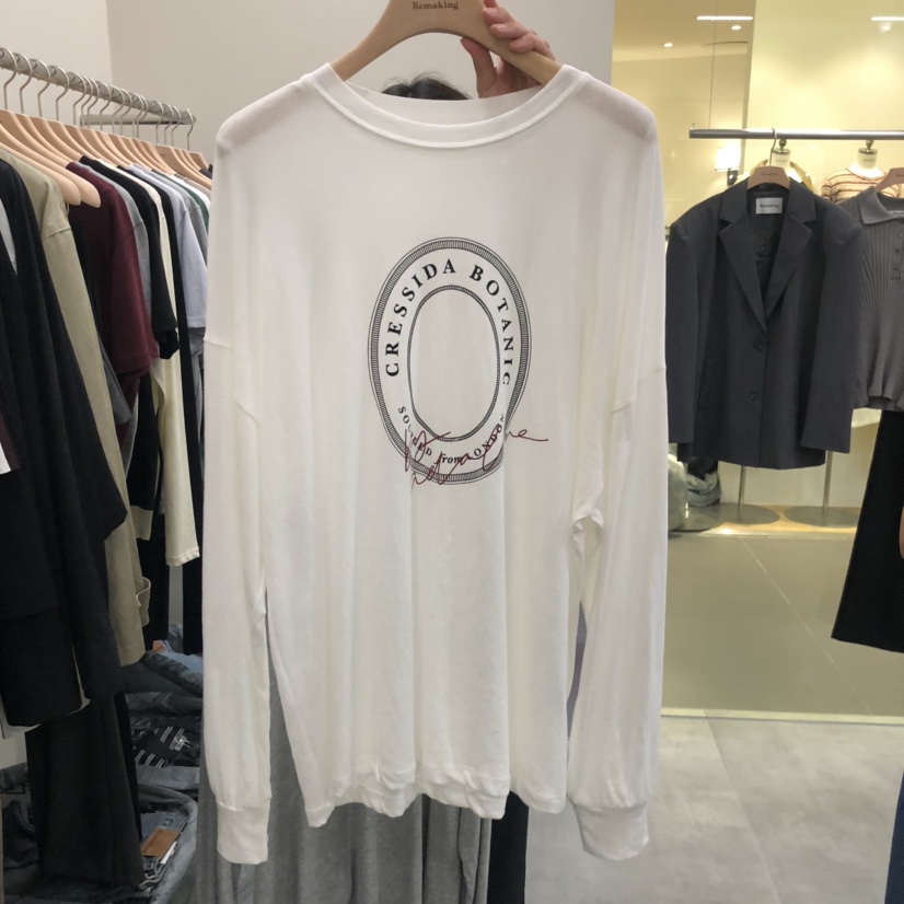 URBANSTORY/REMAKING東大門㊣代購女裝新品職業時尚長袖T恤Remaking/URBANSTORY長袖T恤圖色2