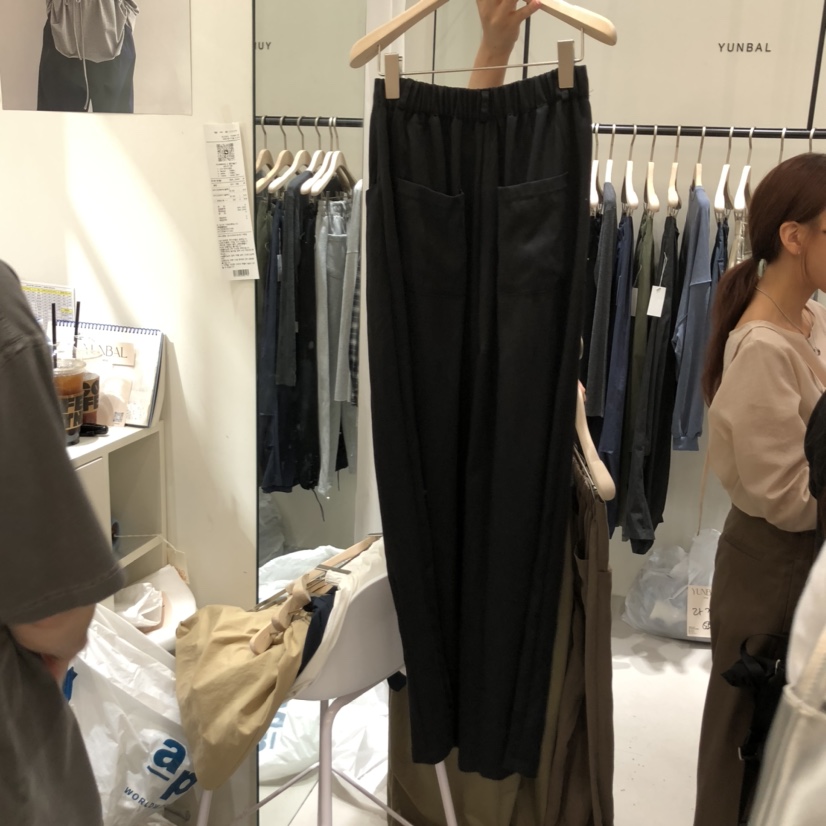 YUNBAL韓國代購㊣女裝新款25秋冬熱賣人氣休閑職業時尚休閑褲YUNBAL休閑褲