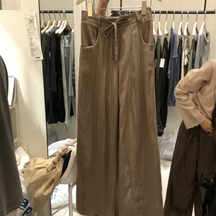 YUNBAL韓國代購㊣女裝新款25秋冬熱賣人氣休閑職業時尚休閑褲YUNBAL休閑褲圖色1