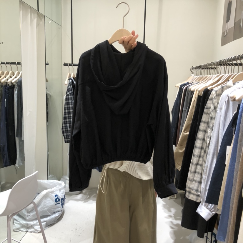 YUNBAL韓國代購㊣女士新品人氣25秋冬真品熱賣休閑夾克連帽衫YUNBAL夾克
