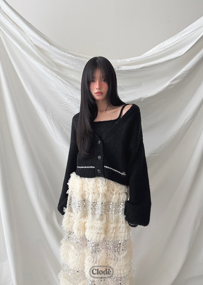 CLODE韓國直郵㊣女士新款25秋冬人氣時尚推薦真品套裝套裝開衫CLODE套裝圖色2
