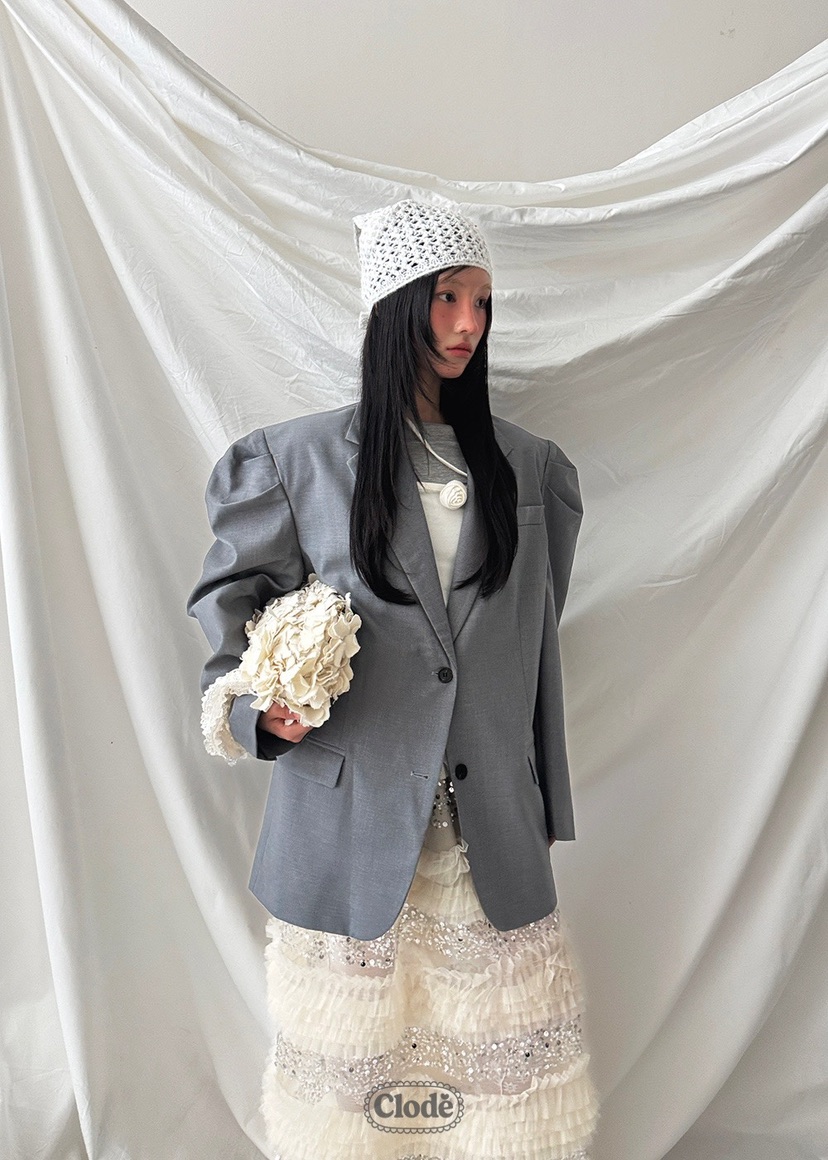 CLODE韓國直郵㊣女士新品人氣真品時尚25秋冬職業熱賣推薦夾克CLODE夾克圖色3