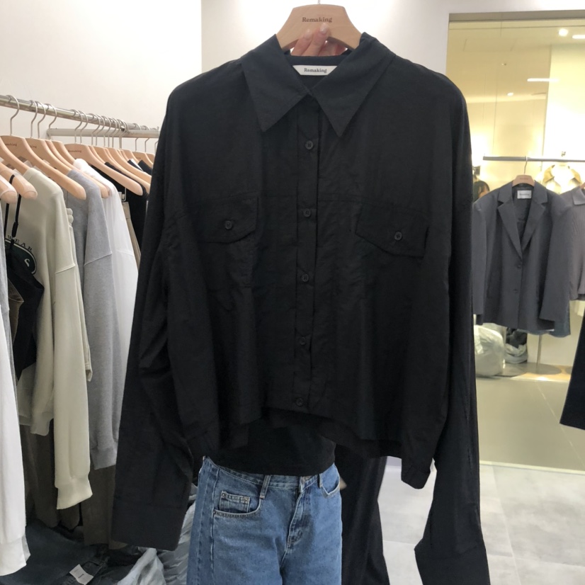 URBANSTORY/REMAKING韓國代購㊣女士新款真品人氣襯衫蕾絲衫Remaking/URBANSTORY襯衫/蕾絲衫圖色2