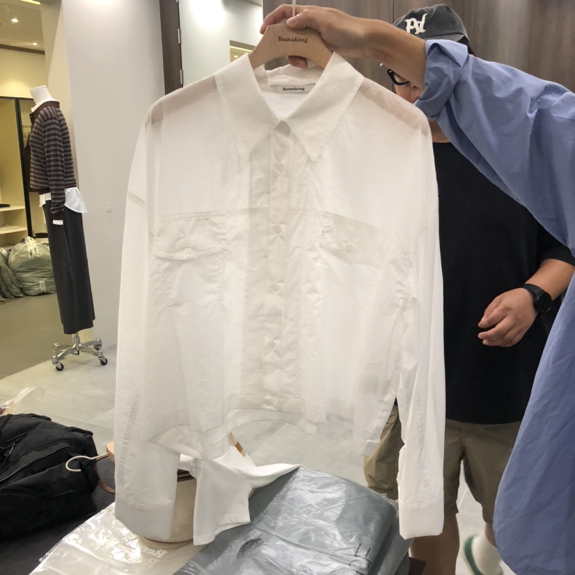URBANSTORY/REMAKING韓國代購㊣女士新款真品人氣襯衫蕾絲衫Remaking/URBANSTORY襯衫/蕾絲衫圖色3