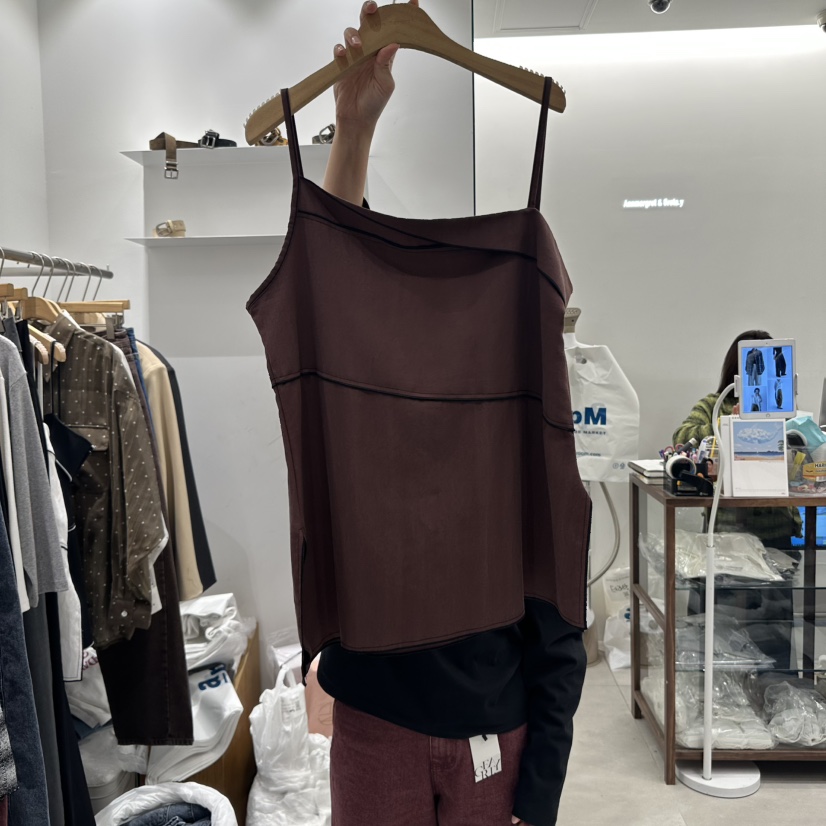 ANN MARGRET韓國直郵㊣女裝新品真品吊帶背心緊身GRETA.Y吊帶/背心圖色3