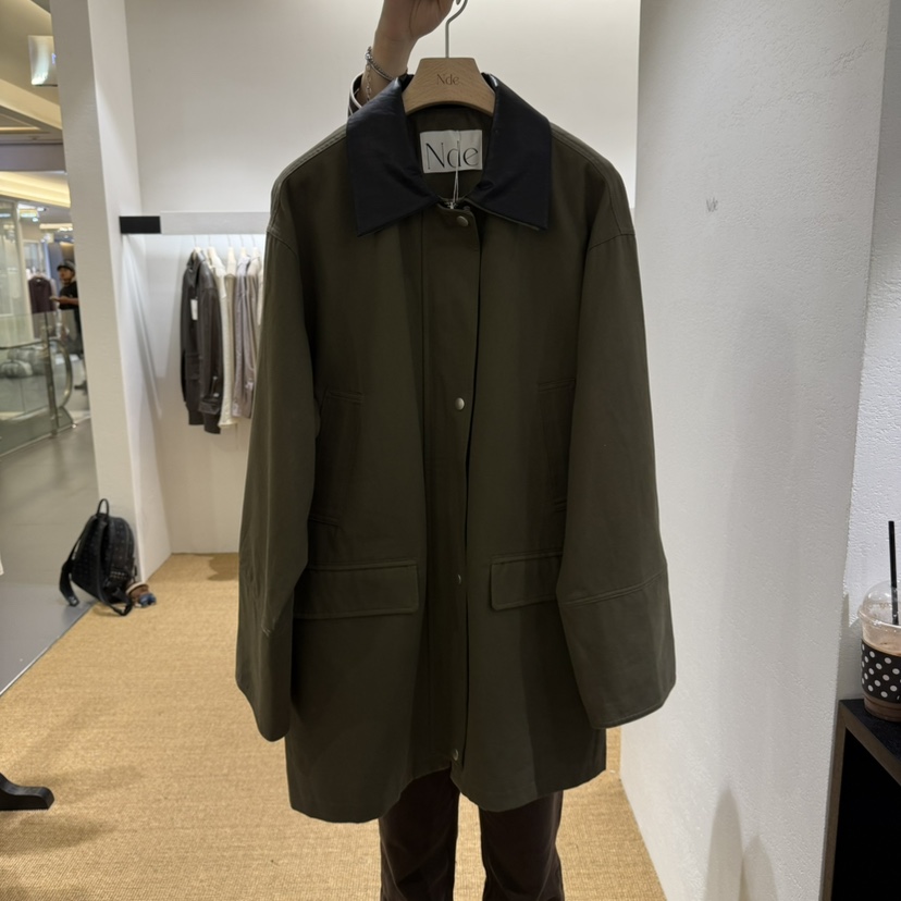 NDE東大門㊣直郵女士新品時尚熱賣休閑人氣推薦25秋冬夾克皮革NDE夾克圖色1