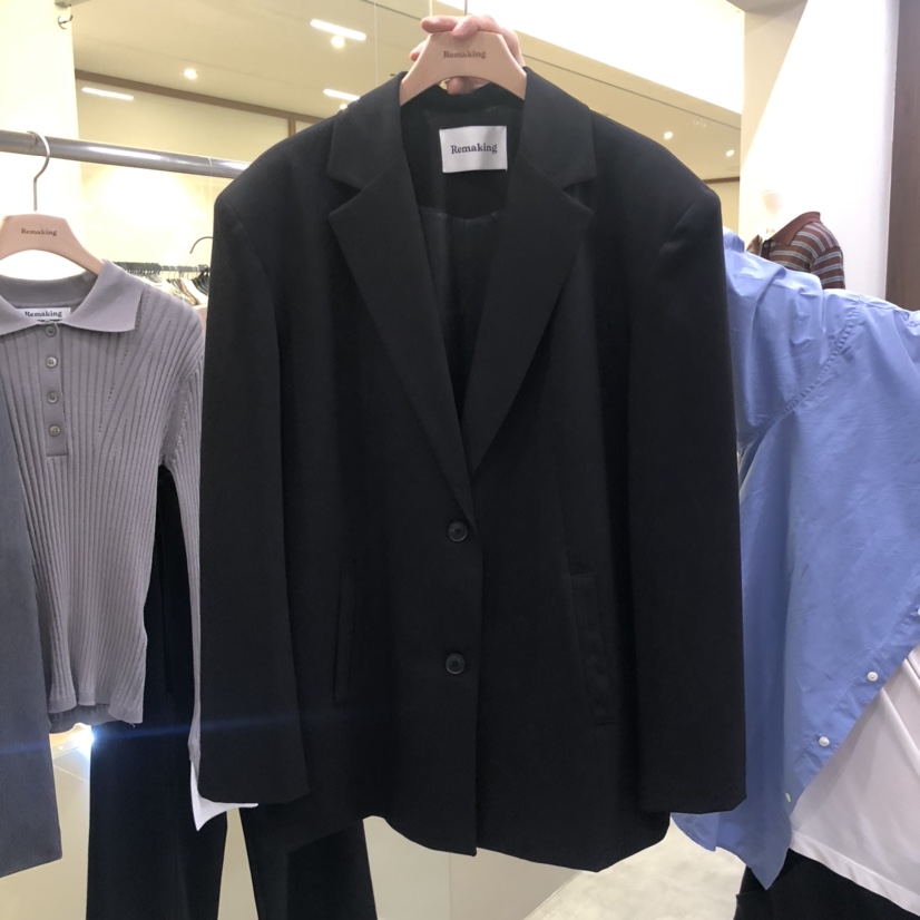 URBANSTORY/REMAKING韓國代購㊣女裝新品熱賣真品西裝西服Remaking/URBANSTORY西裝/西服圖色2