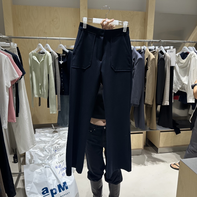 DEUO東大門㊣代購女裝新款25秋冬人氣職業休閑熱賣時尚休閑褲DEUO休閑褲圖色2
