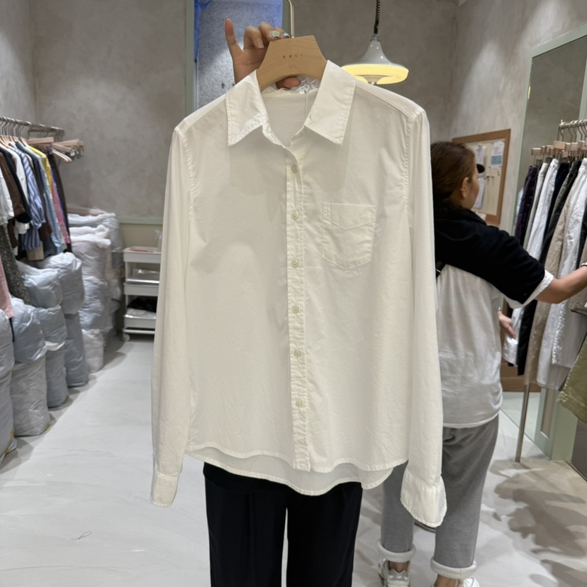 DELI JENNY韓國直郵㊣女裝新品25秋冬休閑時尚職業襯衫蕾絲衫DELI JENNY襯衫/蕾絲衫圖色1